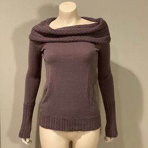 BCBG off the shoulder sweater